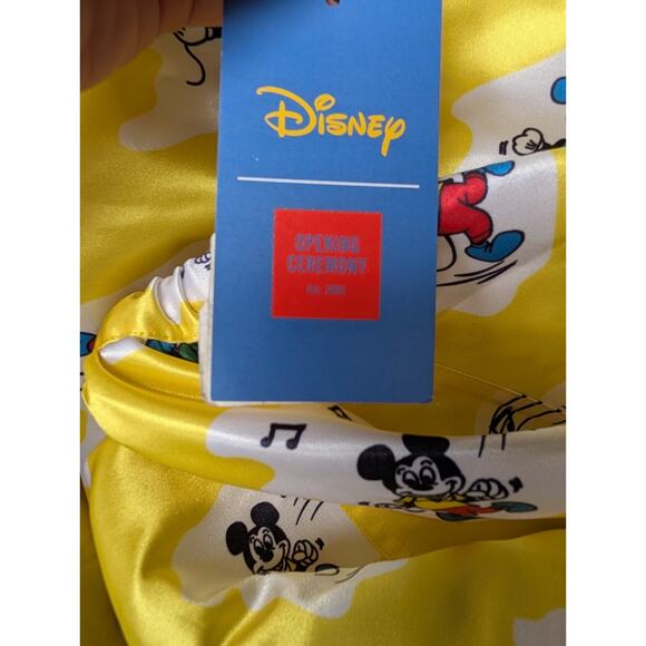 Opening Ceremony Disney Collab Womens Printed Taffeta Skirt XS Mickey Mouse - Picture 9 of 16